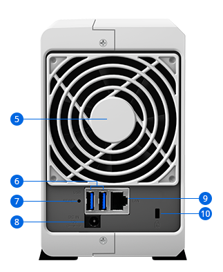 Synology Disk Station DS218j Serveur NAS 2 Baies 12 To SATA 6Gb-s